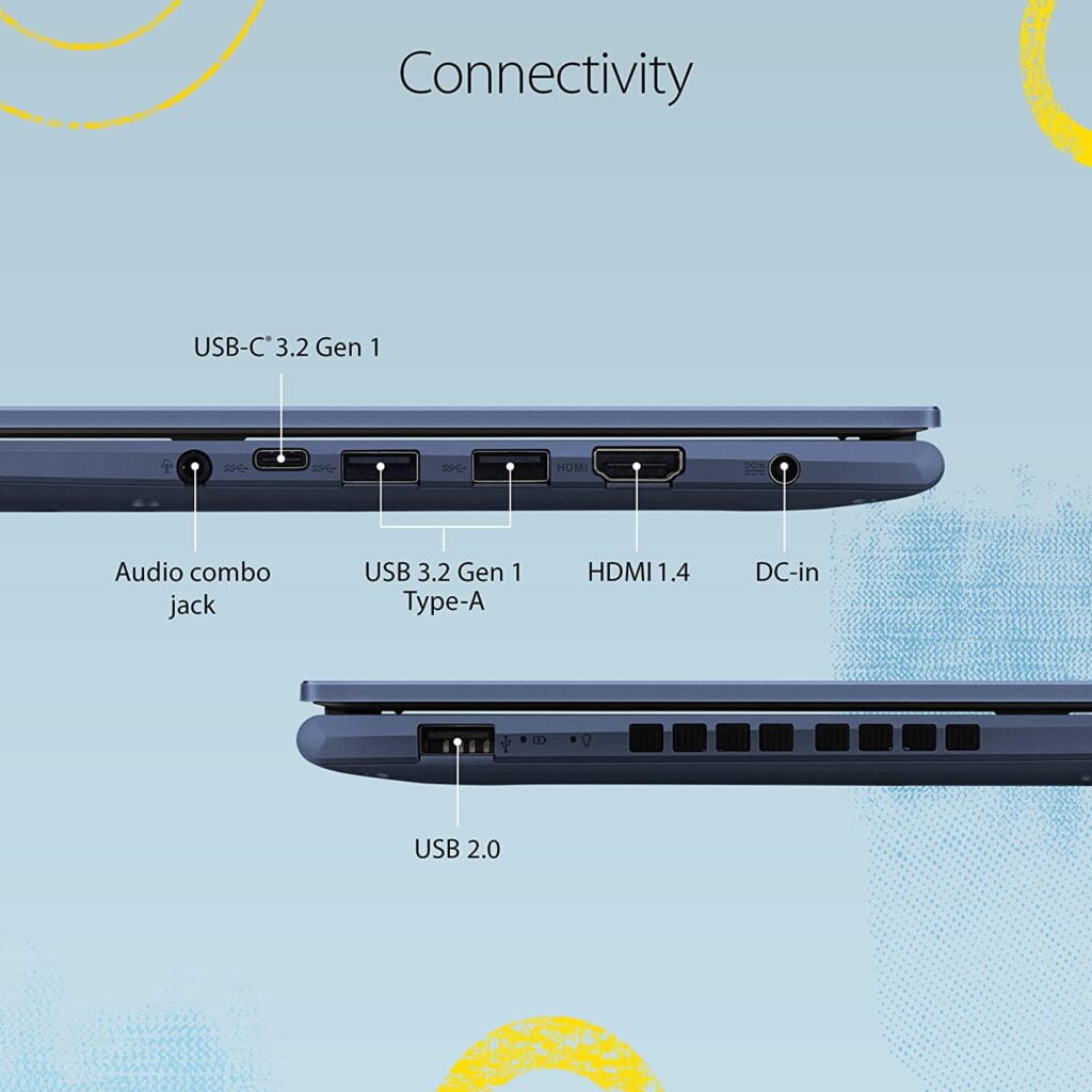 ASUS VivoBook 17X K1703ZA-DS76 ports