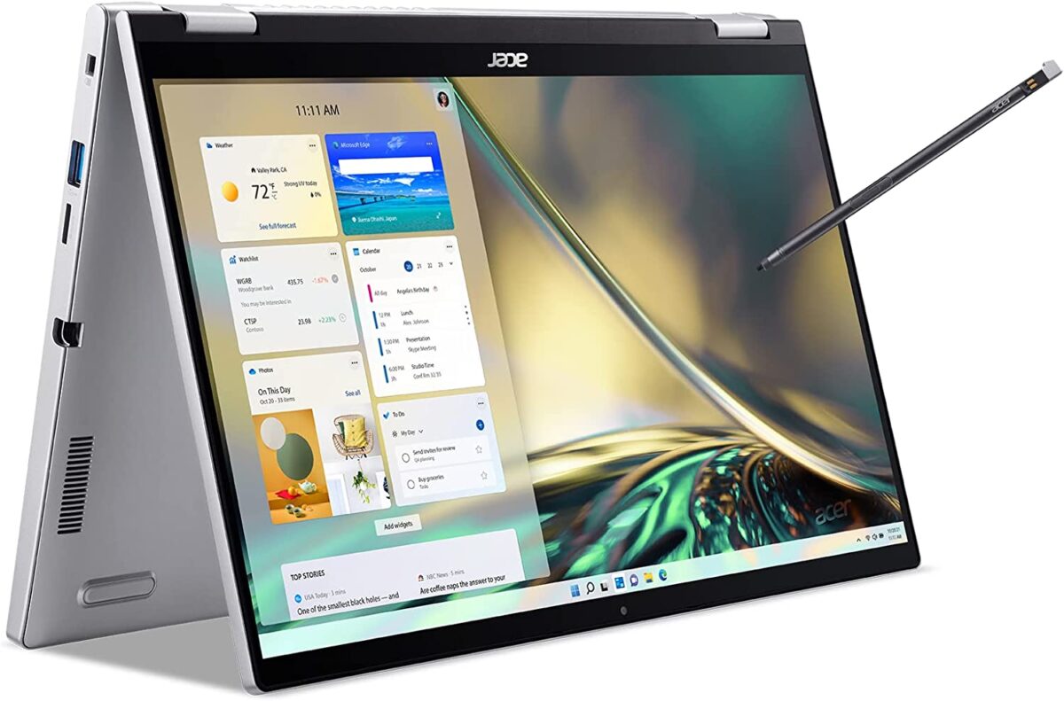 Acer Spin 3 SP314-55N-76EX Convertible Laptop Launched in the US ( Intel Core i7-1255U / 16GB ram / 512GB SSD )