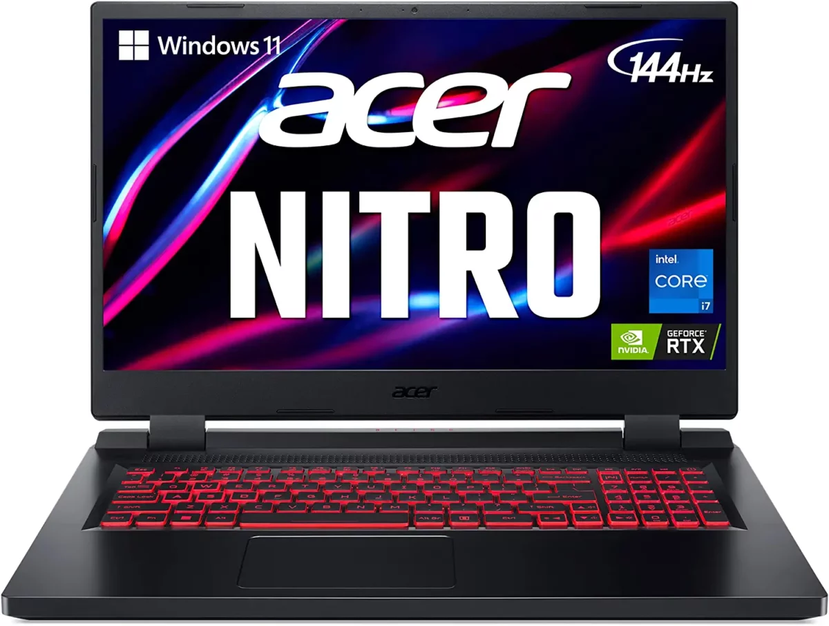 Acer Nitro 5 AN517-55-72R4 NH.QG2AA.001 Gaming Laptop Launched in the US ( Core i7-12700H / RTX 3050 Ti / 16GB ram / 1TB SSD )