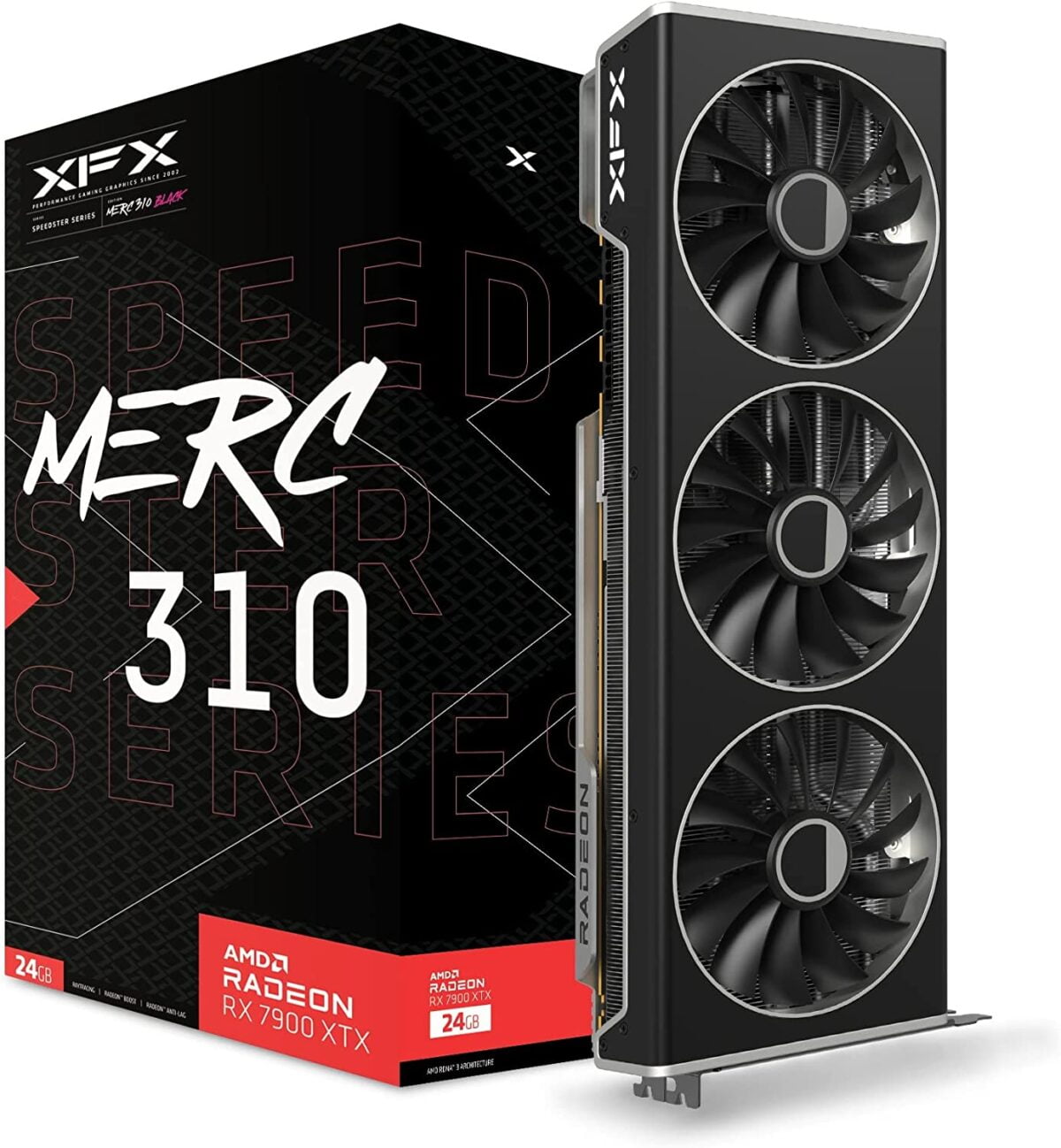 XFX Speedster MERC310 RX-79TMERCU9, RX-79TMERCB9, RX-79XMERCB9 AMD Radeon RX 7900XT Listed on Amazon US