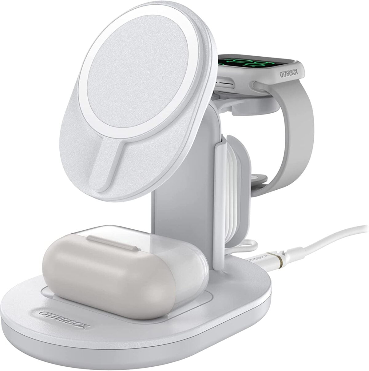 OtterBox 3-in-1 Wireless Charging Station 2.0 for MagSafe listed on Amazon US